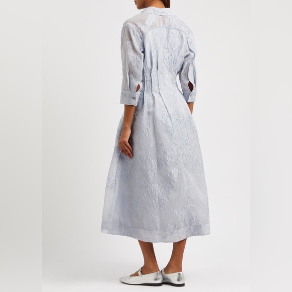 SIMKHAI
Court floral cloqué midi dress - Picture 3 of 9